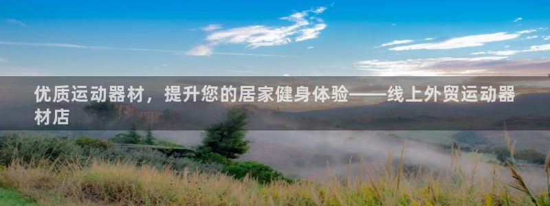 意昂3集团官网首页:优质运动器材,提升您的居家健身体验——线